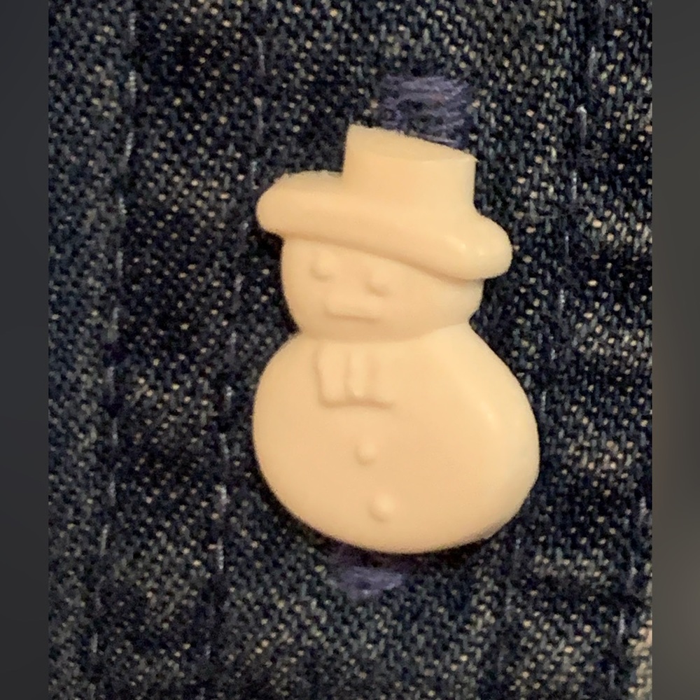 LIFE STYLE DENIM SNOWMAN SHIRT - SZ SMALL - Picture 4 of 7